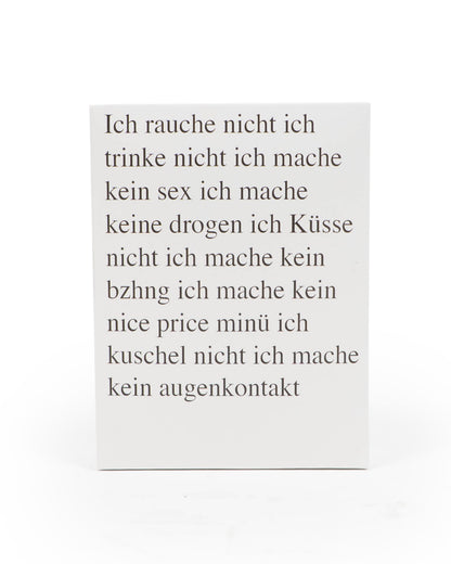 White "Ich Liebe Dich" Boxershorts - Pack of 2