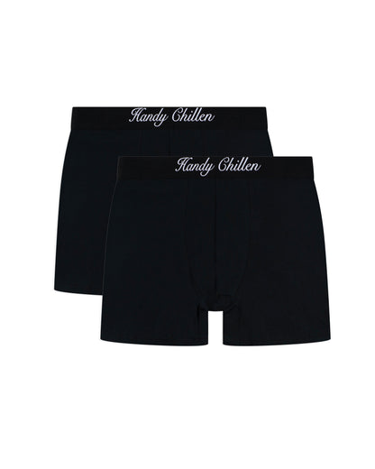 Black "Ich Liebe Dich" Boxershorts - Pack of 2