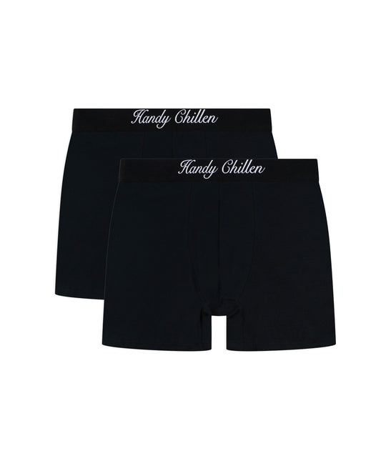 Black "Ich Liebe Dich" Boxershorts - Pack of 2