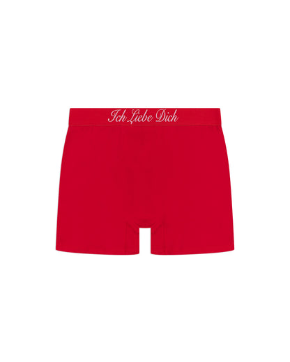 Red "Ich Liebe Dich" Boxershorts - Pack of 2 (Limited Colourway)