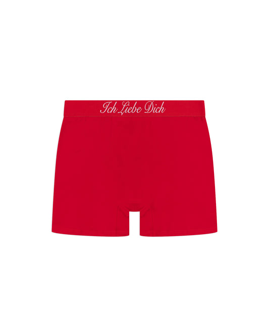 Red "Ich Liebe Dich" Boxershorts - Pack of 2 (Limited Colourway)